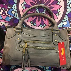 NWT Satchel Bag Smokey Grey Rosetti  w/ Shoulder strap